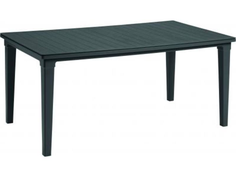 Futura m�anyag kerti asztal grafit sz�rke